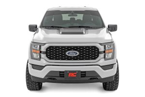 Ford F-150 Hood Scoop - Rough Country - Matte Black, Gloss Black, Paint-to-Code - '21-'24